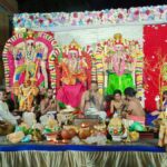 ஸ்ரீ திரௌபதி மற்றும் அர்ஜுனன் திருக்கல்யாண வைபவத்தில் நூற்றுக்கணக்கான பக்தர்கள் கலந்து கொண்டு சாமி தரிசனம்