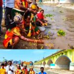 மதுரை வந்தடைந்தது! வைகை நதி நீர்-மலர் தூவி வரவேற்பு!!