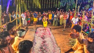 மன்னார்குடி அருகே பிரசித்தி பெற்ற ஸ்ரீ மகா காளியம்மன் கோவில் தீமிதி திருவிழா