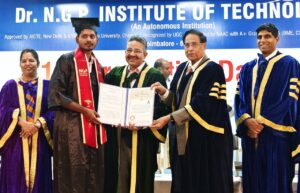 டாக்டர் என்.ஜி.பி. தொழில்நுட்பக் கல்லூரியில் 15-வது பட்டமளிப்பு விழா
