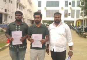 மொபைல் போன் தொழில் செய்து வணிக லாபம் தருவதாக கூறி பல லட்சம் மோசடி.-வி.ஏ.ஓ. மீதுஎஸ்.பி.யிடம் புகார்