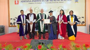 கோவையில் அதித்யா ஹெல்த் சயின்ஸ் இன்ஸ்டிடியூட் முதலாம் ஆண்டு பட்டமளிப்பு விழா
