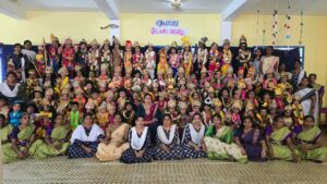 கோவை புதூர் வித்யாஸ்ரம் மழலையர் பள்ளியில் நவராத்திரி விழா!